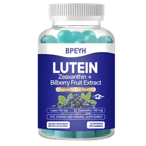 Lutein & Zeaxanthin Gummies – Eye Health Supplement with Astaxanthin, Vitamin A C E – Blue Light Defense, Vision Support, Berry Flavor – 60 Gummies Healthcare Dietary Fitness Edible tiktok shop