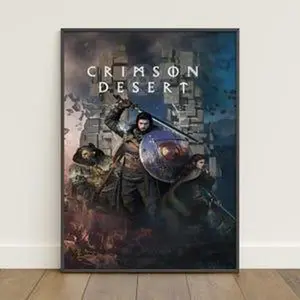 Crimson Desert Poster | Kliff Wall Art | Game Canvas Print                              Crimson Desert Poster | Kliff Wall Art | Game Canvas Print