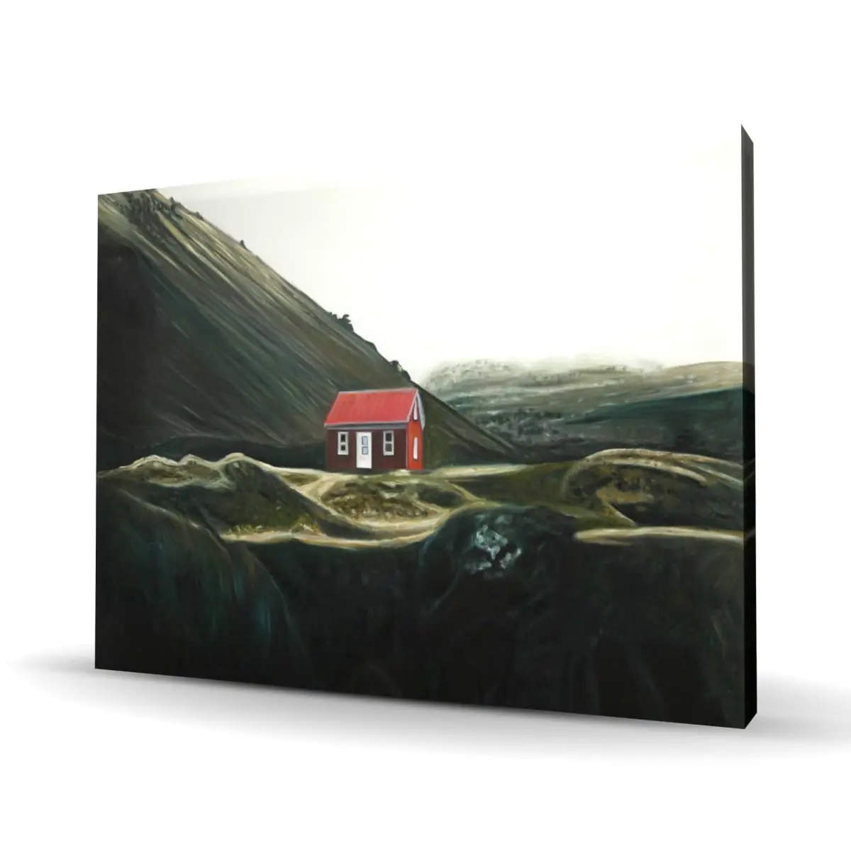Begin Home Decor C1RC3648LPQLS7 36 x 48 in. Isolated Shack - Hyperrealist Landscape Canvas