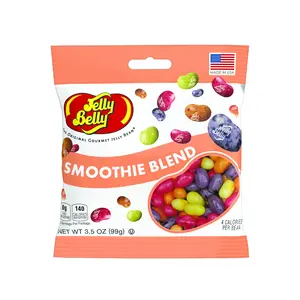 Jelly Belly Smoothie Blend Jelly Beans, 5 Fruit Smoothie Flavors, 3.5-oz, 12 Pack