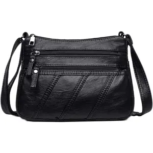 Crossbody Bags for Women   Bag Messenger Bag Casual PU Leather Ladies Purse Handbag Cross  Hand Bag