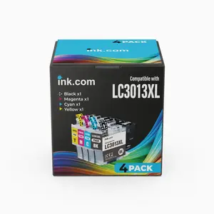 Ink.com LC3013XL Ink Cartridge 4 Pack High Yield Compatible with Brother for MFC-J491DW J497DW J690DW J895DW