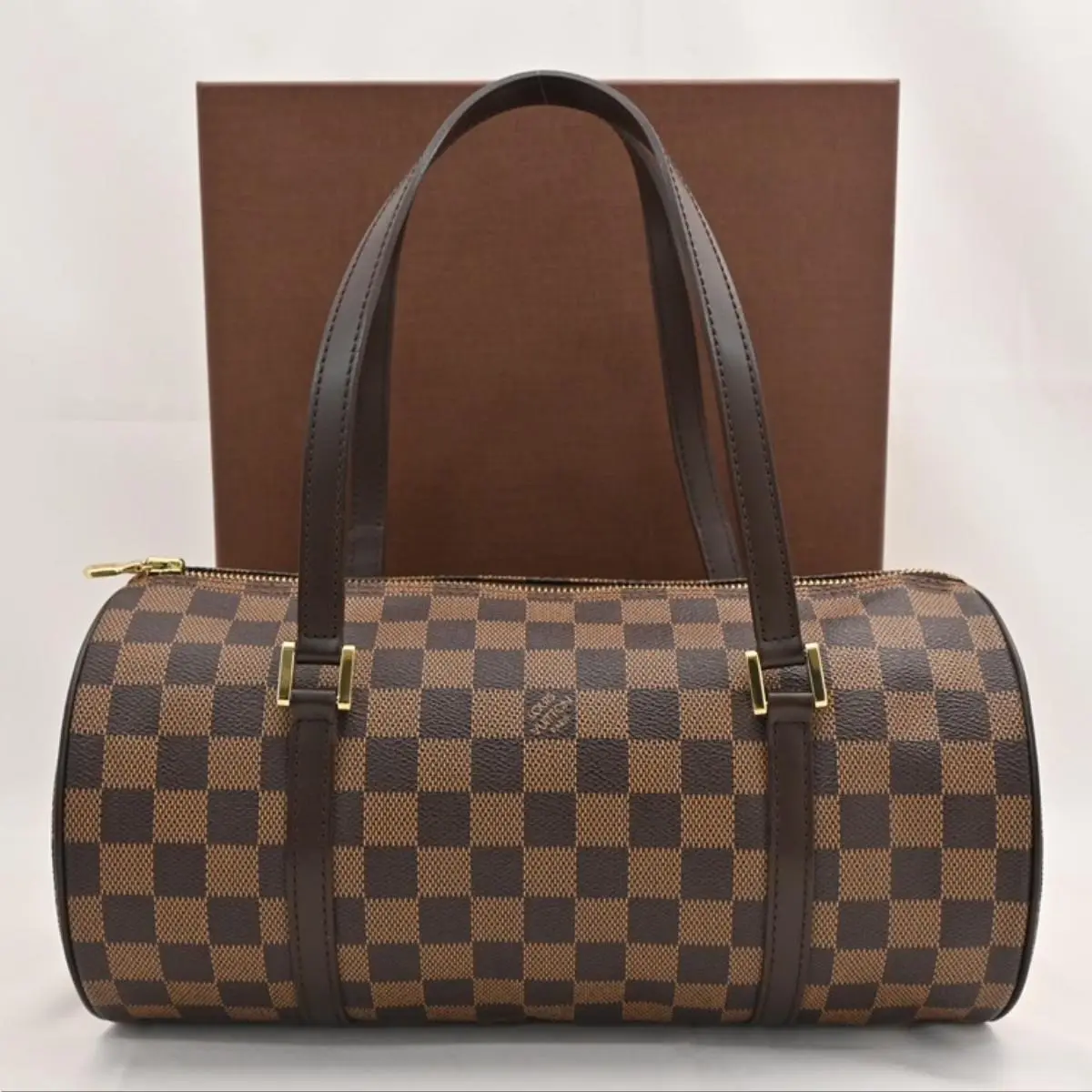 Pre-owned Louis Vuitton As Shown Tote Bags Damier Papillon GM Hand Bag lv8975gg