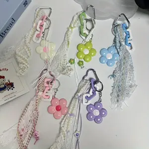 Cute Flower Design Phone Chain, Multipurpose Phone Lanyard, Phone Strap for Women & Girls, Fashion Phone Accessories for Bag, Book, Car Key, Earphone Case