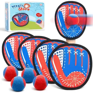 Toss and Catch Ball Game Set, Toddler Baseball Glove for Beach Pool Yard, Kids Sports & Outdoor Play Toys with Family, Fun Birthday Gift for Ages 3 4 5 6 7 8-12 Year Old Boys Girls