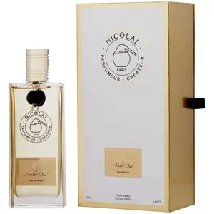 Nicolai Parfumeur Amber Oud Unisex Eau de Parfum (EDP) - 3.4 fl oz, New Box, Aromatic Amberwood, Amber Vanilla, Spicy Woody, Lavender, Oud, Saffron Notes, Amber Vanilla Fragrance, Spicy Woody Fragrance