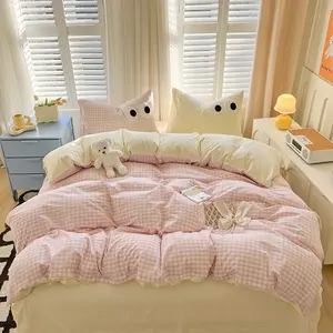 3pc Polyester Bedding Set, Soft Comfortable All-Seasons, Soft Bedding Sets, Includes One Duvet Cover and Two Pillowcases, No Core Included