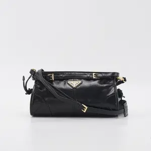 Pre-owned PRADA waxed leather Shoulder Bags Bonnie Small Leather Shoulder Bag BGP209518