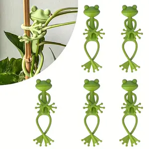 5-Piece Frog Plant Support Set, Garden Trellis, Climbing Planting Stand, Durable Garden Decorative Stands for Indoor & Outdoor Plants, Functional and Stylish Plant Holders, Garden Supplies