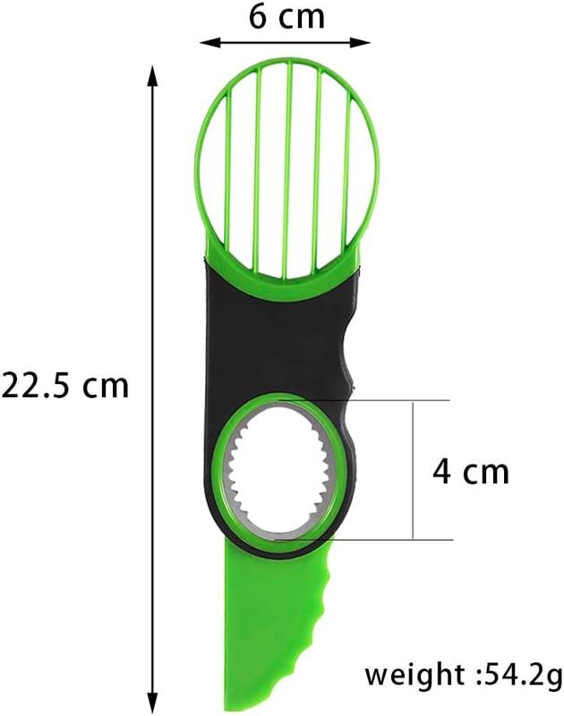 3-in-1 Avocado Slicer - Avocado Peeler | Cutter | Scooper Tool, Kitchen Gadgets Avocado Pit Remover Fruit & Vegetable Tools, for Other Fruits