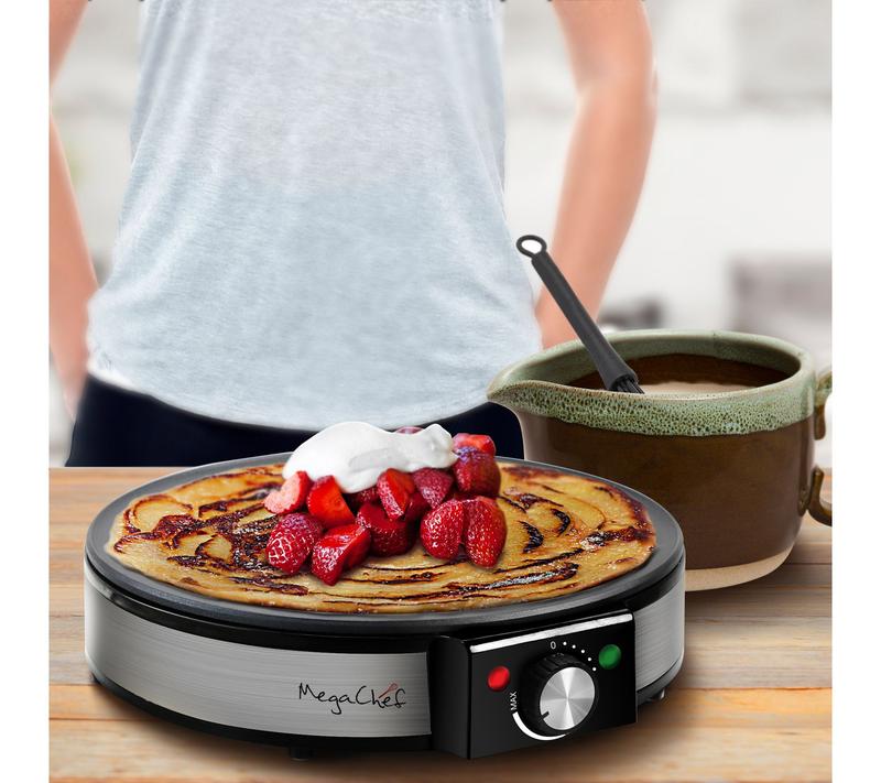 MegaChef Nonstick Crepe & Pancake Maker Breakfast Griddle