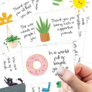 60pcs Inspirational Affirmation Cards, Motivational Messages Cards, Employee Thank You Cards, Encouragement Cards for Friends and Family, Positivity Cards, Co-worker Compliment Cards, Appreciation Cards, Fun Party Cards