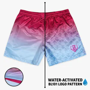 Gradient Swim Trunks - Pink/Blue