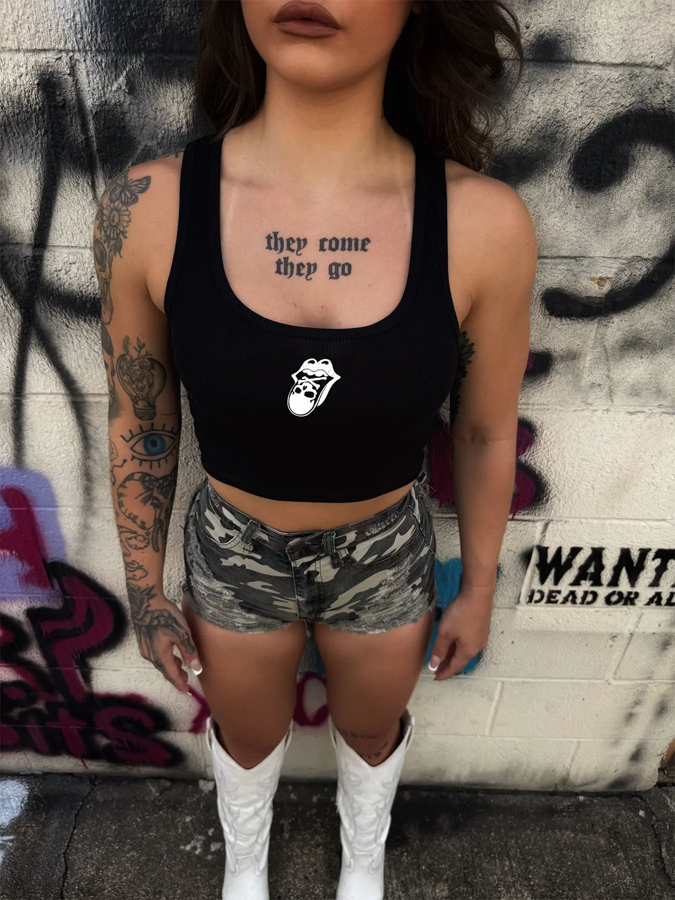 BAD TASTE CROP TANK