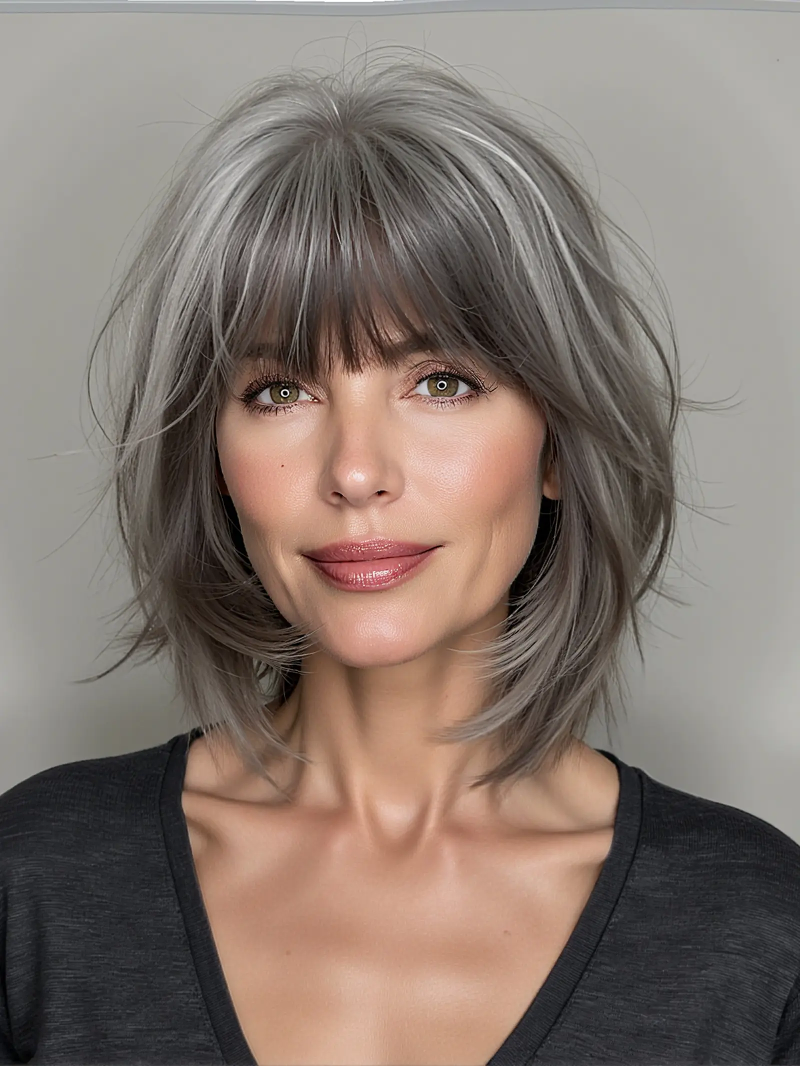 Wig, Full Bangs 12 Inches, Short Straight Bob Hair, Heat Resistant Fashion Casual Synthetic Hair Wig With Bangs for Daily Wear Synthetic Wigs