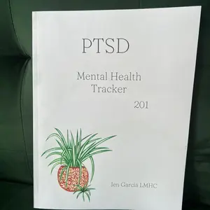 PTSD Mental Health Tracking Therapy Workbook