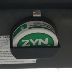 Zyn Sunshade Holder Bracket Compatible with Zyn Can, Quick Access and Stylish Storage, Perfect Gift for Him, Gun Holster Clip Included, Car Cup Holders, Car Console Organizer, Car Organization Supplies
