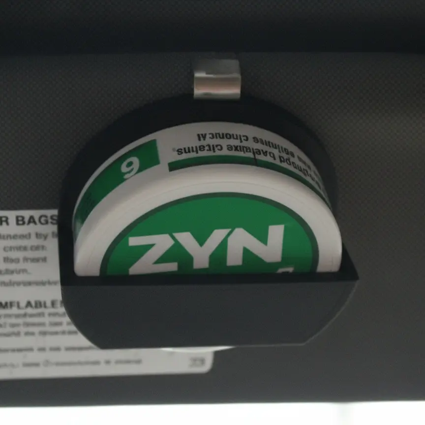 Zyn Sunshade Holder Bracket Compatible with Zyn Can, Quick Access and Storage, Gun Holster Clip Included, Car Cup Holders, Car Console Organizer, Car Organization Supplies, Car Organization Accessories