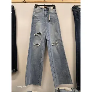 JB Wide Leg Distressed Light