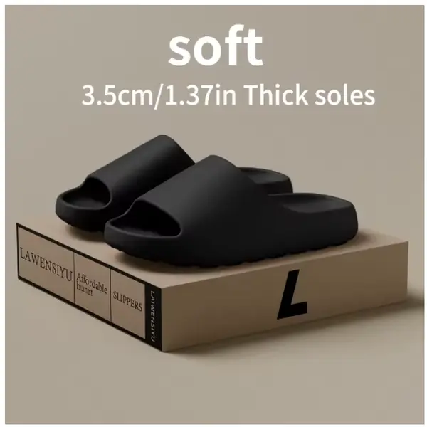 Slippers Thick Bottom Slippers Comfortable Lightweight Indoor Outdoor House Slippers Walking Shoes Footwear
