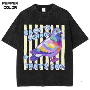 Back to School Thats Coo Pigeon Graphic T-Shirt,  Striped First Day Of School Staff Outfit Funny Teacher Team Shirt, Menswear Womenswear Tops ,Funny Pigeon Tee Bird Lover Gift  Teachers Aide Gift