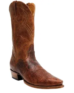 El Dorado Men's Men'S Rust Bison Western Boot Snip Toe - Ed2450
