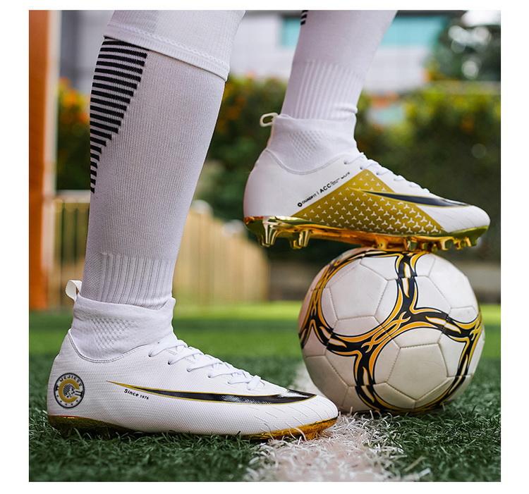 2024 Hot-Selling men's football shoes AG long spikes football shoes boys and girls student Wear-Resistant Training Shoes ，Outdoor Non-Slip outdoor football grass training shoes,shoes Size35-45 charlie jones  cleats