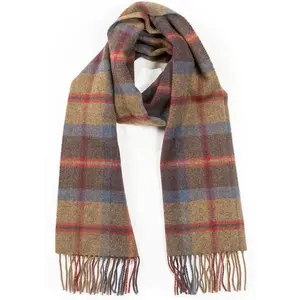 Irish  Scarf for Women & Men, Soft & Warm, Plaid Tartan, 12" x 71"