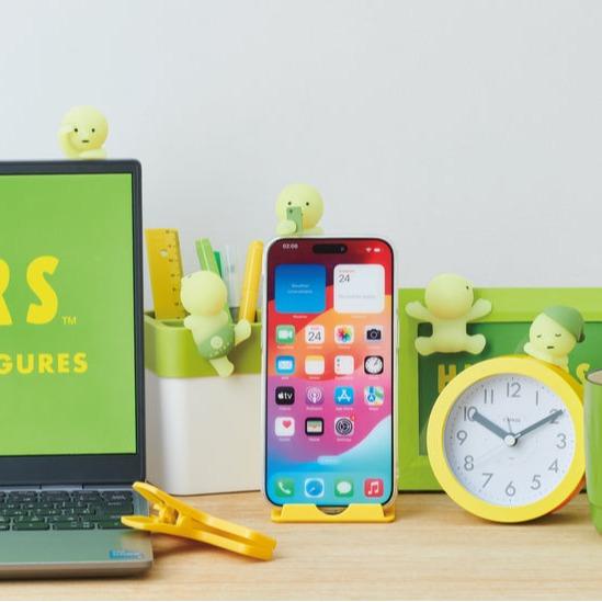 SMISKI Hippers Figures Decorative Dolls for Kids Fans - Adorable Phone Decoration with Nano Double-Sided Tape - Smartphone & Cellphone