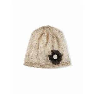 Cider FLORAL DECOR KNITTED HAT