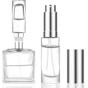 10ml Perfume Travel Refillable Atomizer Bottle Glass  Top-Filling Leak-Proof  Bottle Atomizer Sprayer for Perfume Cologne Mini Travel Size Empty Pocket Portable