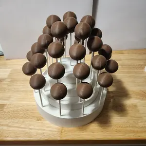 Collapsible Cake Pop Tower that holds 3 Dozen Cake Pops