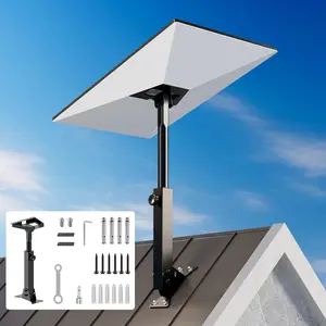 Starlink Gen 3 Adjustable Mount - Telescoping Design for Roofline Clearance, Stable Signal, 360° Flexible Rotation, All Weather with Wood Screws, Expansion Bolts Installation Kit (Future Walker)