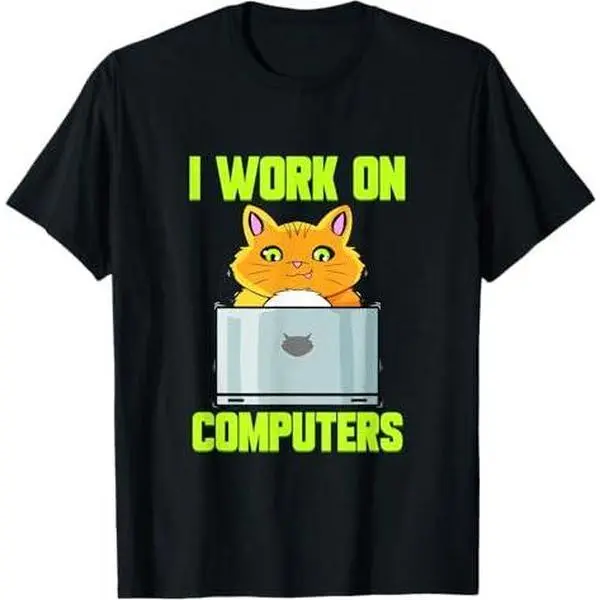 Programming Cat Funny Gift for Developer Computer Scientist T-Shirt