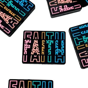 1pc Faith Silicone Focal Beads | Jesus Beading Crafting DIY | Christian God Beads