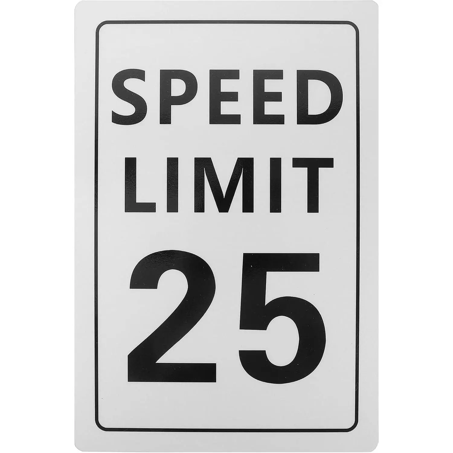 Speed Limits 25 Mph Sign, Slow Down Sign Traffic Sign 16 X 12 Inches Engineer Grade Reflective Sheeting Road and Street 25 Signs No Fading Outdoor Use