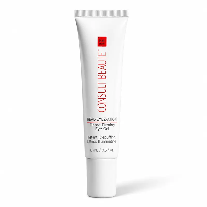 REAL-EYEZ-ATION Tinted Temporary Skin Tightener – Brightening & Smoothing, Firming Eye Gel
