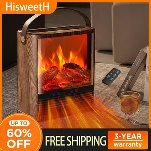 【Huge Deals】[OAS-3s quick heating]-1500W Portable Mini Space Heater, with Thermostat, 【Deal】1-12H Timer, Eco Mode and Fan Mode, 1500W PTC Ceramic Fast Safety Energy Efficient Heater for Office Bedroom