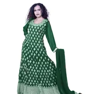 Chiro's By Jigyasa Dressy Anarkali with gold embroidery