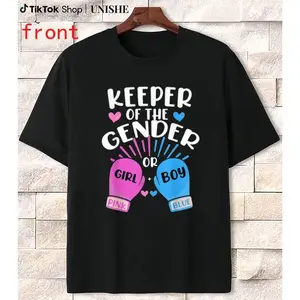 Baby Party Gender Reveal T-Shirt – Pure Cotton Boxing Attire