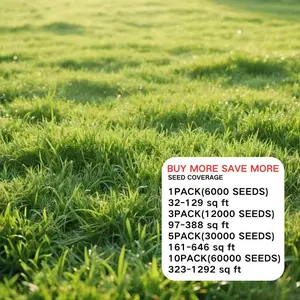 Grass Seed and Shade Grass, Grows quickly and withstands all seasons, perfect for high-quality turf and golf courses, High Germination Grass Seeds Grown in USA