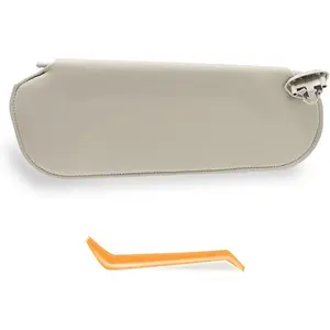 Cloth Housing Right Passenger Side Sun Visor - OE Direct Match for 1999-2014 GMC Savana 1500, Savana/Chevrolet Express Cargo 1500-4500, 1 Pry Tool, 12-Month Warranty, Easy Install