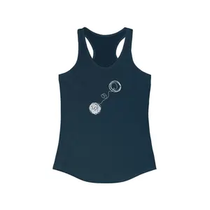 Brain Chaos IIH Women's Racerback Tank | Idiopathic Intracranial Hypertension Awareness | IIH
