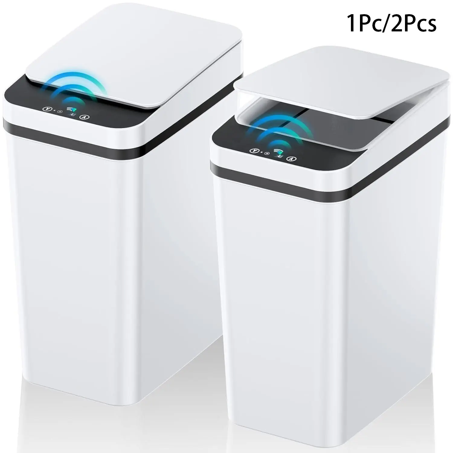 12L Automatic Touchless Kitchen Trash Can with Motion Sensor, Kitchen Trash Can With Lid, Smart Sensor Bin, Kitchen Convenience Gadget, Compact Design for Home and Kitchen Use (Requires 2 AA Batteries, Not Included)