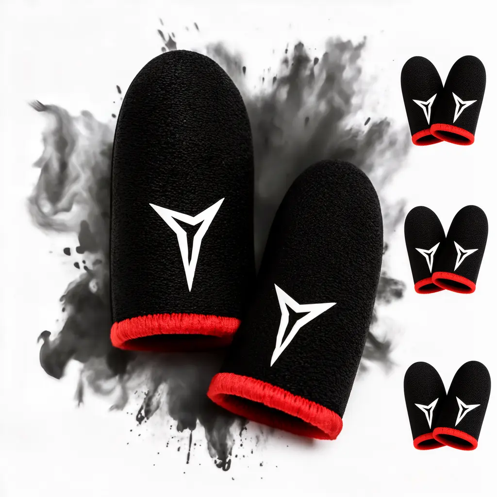 Gaming Finger Sleeves for Smartphones, Anti-Sweat Thin Gaming Accessory with Smooth Touchscreen Compatibility