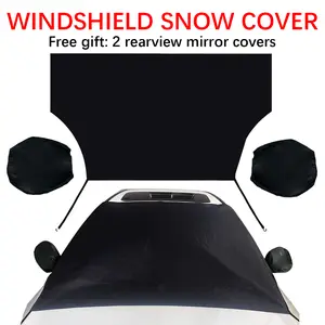 85″ × 53″ Car Accessories Windshield Sunshade Cover, Automotive Windshield Sun Curtain, Car Sun Visor, All‑Season Snow‑Resistant Exterior Windshield Cover, Provides Sun Protection, Anti‑Fog & Rain Protection, Waterproof Premium‑Grade Car Sunshade with Rea
