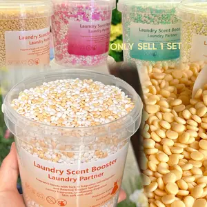 1.98lb Milky Osmanthus Laundry Fragrance Booster Beads 900g Long Lasting 👕✨ Soft Scent Fabric Softener ☁️🧺Soften+Perfume+Disinfect+Deodorize Laundry Detergent Rich Scent Booster Aromatherapy Microcapsule Technology