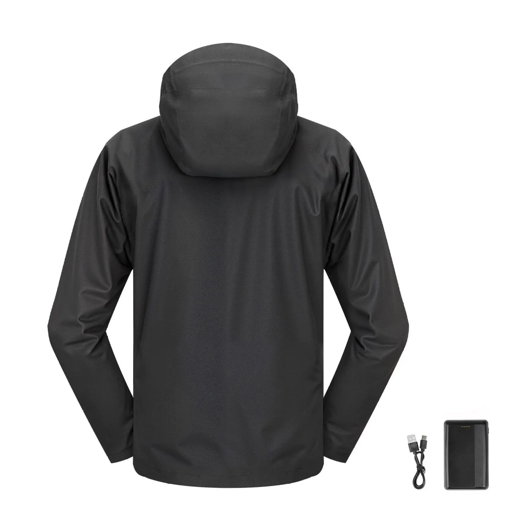 Heated Jacket Women 7.4V Battery Soft Shell Electric Coat Windproof Waterproof Lightweight Women's Style Size M