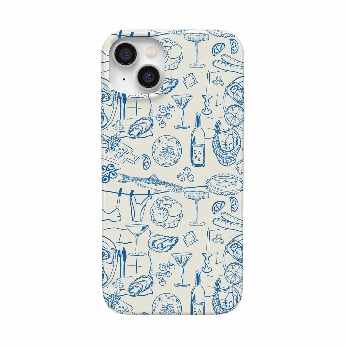 Casely iPhone 14 Plus Case | Dolce Vita | Amalfi Aperitivo | Compatible with MagSafe | Classic Ultra Thin Design