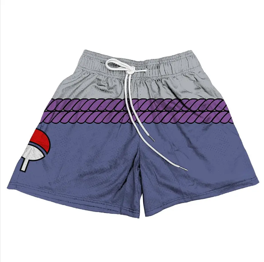 Anime Shorts Cloud Akatsuki Gym Shorts Sport Knee Pants Basktetball Shorts